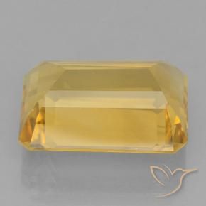 Citrino Dorato naturale da 11.38 ct, Ottagonale / Taglio smeraldo, VVS