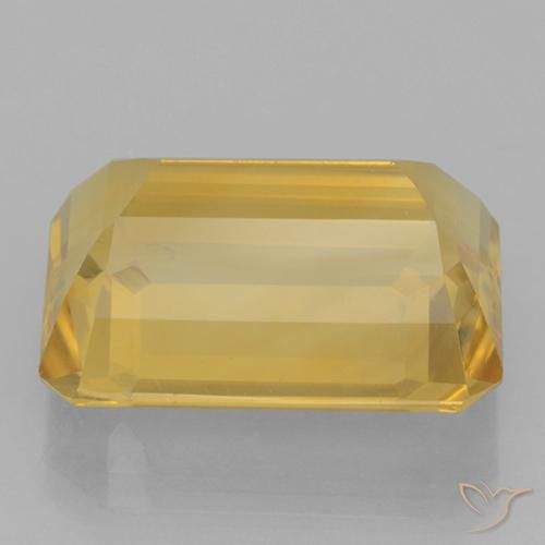 Citrino Oro medio naturale da 10.85 ct, Ottagonale / Taglio smeraldo, VVS