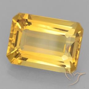 Citrino Oro medio naturale da 7.18 ct, Ottagonale / Taglio smeraldo, VVS