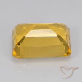 Citrino Dorato naturale da 7.37 ct, Ottagonale / Taglio smeraldo, VVS-VS