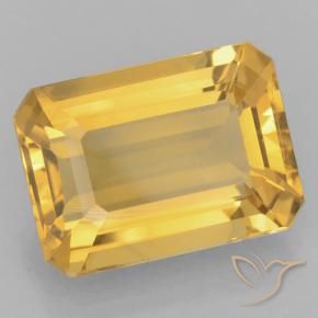 Citrino Oro medio naturale da 6.60 ct, Ottagonale / Taglio smeraldo, VVS