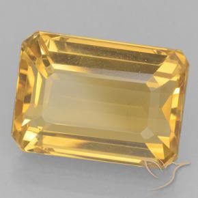 Citrino Oro medio naturale da 8.27 ct, Ottagonale / Taglio smeraldo, VVS
