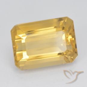 Citrino Oro medio naturale da 7.78 ct, Ottagonale / Taglio smeraldo, VVS