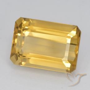 Citrino Oro medio naturale da 8.07 ct, Ottagonale / Taglio smeraldo, VVS-VS