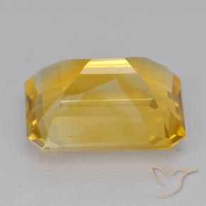 Citrino Arancio dorato naturale da 6.94 ct, Ottagonale / Taglio smeraldo, VVS-VS