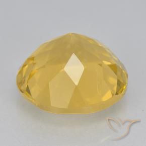 Citrino Oro medio naturale da 5.78 ct, Rotondo, VVS