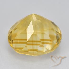 Citrino Oro medio naturale da 6.16 ct, Rotondo, VVS