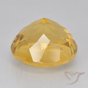 Citrino Dorato naturale da 6.28 ct, Rotondo, VVS