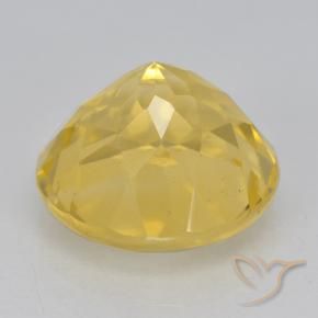 Citrino Dorato naturale da 6.20 ct, Rotondo, VVS
