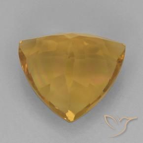 Citrino Arancio Dorato Profondo naturale da 2.18 ct, Taglio trillion, VVS