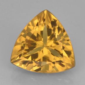 Citrino naturale dorato da 2,24 ct, trillion, VVS