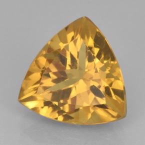 Citrino naturale dorato da 2,24 ct, trillion, VVS