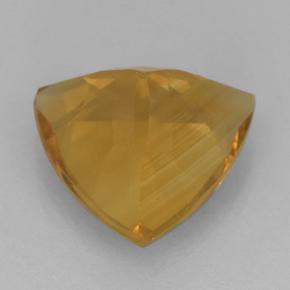 Citrino naturale dorato da 2,24 ct, trillion, VVS
