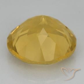 Citrino Dorato medio naturale da 5.42 ct, Rotondo, VVS
