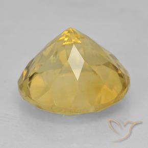 Citrino Dorato naturale da 5.93 ct, Rotondo, VVS-VS
