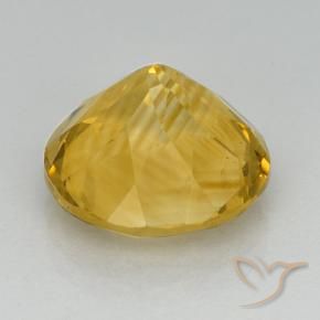 Citrino Dorato naturale da 5.65 ct, Rotondo, VVS