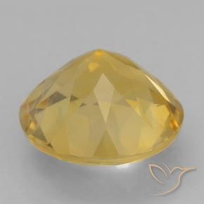 Citrino Dorato medio naturale da 5.22 ct, Rotondo, VVS