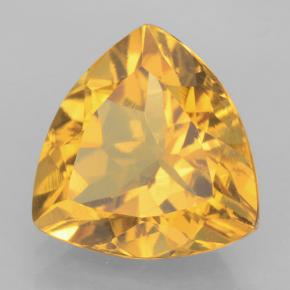 Citrino naturale dorato da 3,64 ct, trillion, VVS