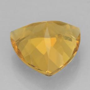 Citrino naturale dorato da 3,64 ct, trillion, VVS