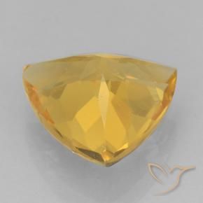 Citrino Arancio-Oro naturale da 1.87 ct, Taglio trillion, VVS-VS