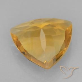 Citrino Arancio-Oro naturale da 1.58 ct, Taglio trillion, VVS