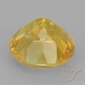 Citrino Dorato naturale da 5.91 ct, Rotondo, VVS