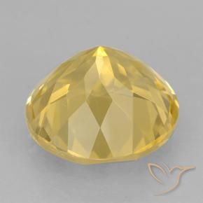 Citrino Dorato naturale da 6.32 ct, Rotondo, VVS