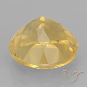 Citrino Oro brillante naturale da 5.99 ct, Rotondo, VVS