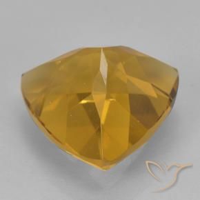 Citrino Arancio Dorato Profondo naturale da 2.33 ct, Taglio trillion, VVS