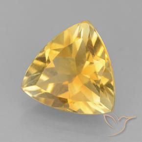 Citrino Oro medio naturale da 2.12 ct, Taglio trillion, VVS