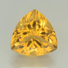Citrino Oro medio naturale da 2.32 ct, Taglio trillion, VVS