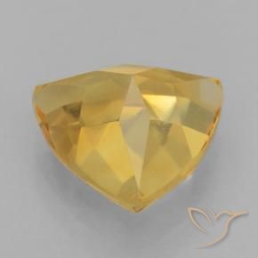 Citrino Dorato scuro naturale da 1.99 ct, Taglio trillion, VVS