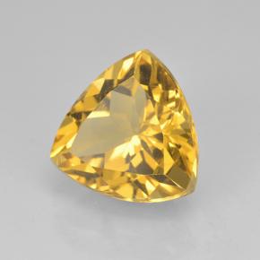 Citrino naturale dorato da 2,23 ct, trillion, VVS