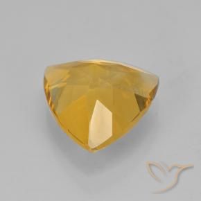 Citrino Dorato scuro naturale da 2.24 ct, Taglio trillion, VVS