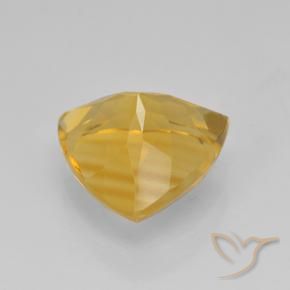 Citrino Dorato naturale da 2.07 ct, Taglio trillion, VVS