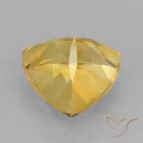 Citrino Oro medio naturale da 2.36 ct, Taglio trillion, VVS