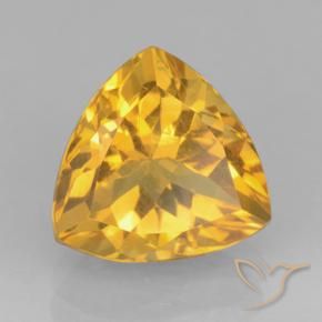 Citrino Dorato medio naturale da 2.24 ct, Taglio trillion, VVS