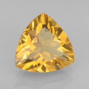 Citrino naturale dorato da 1,96 ct, trillion, VVS