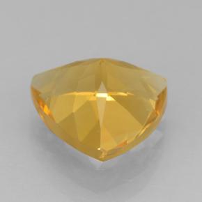 Citrino naturale dorato da 1,96 ct, trillion, VVS
