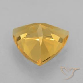 Citrino Arancio dorato naturale da 2.03 ct, Taglio trillion, VVS