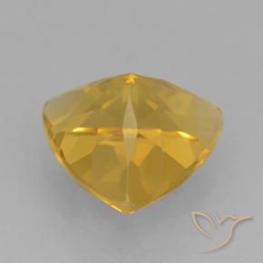 Citrino Dorato naturale da 2.27 ct, Taglio trillion, VVS