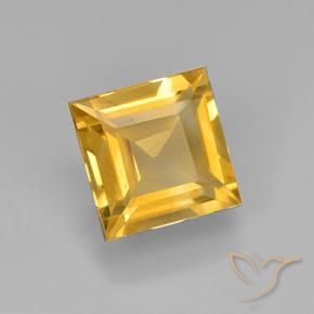 Citrino Dorato medio naturale da 2.26 ct, Quadrato, VVS