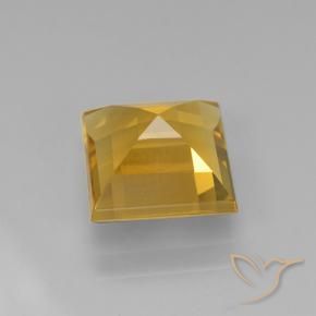Citrino Dorato scuro naturale da 2.12 ct, Quadrato, VVS-VS