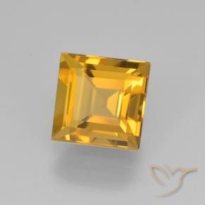 Citrino Dorato scuro naturale da 2.14 ct, Quadrato, VVS
