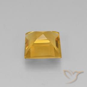Citrino Dorato scuro naturale da 1.48 ct, Quadrato, VVS-VS