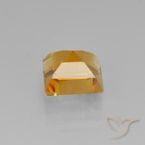 Citrino Arancione scuro naturale da 1.97 ct, Quadrato, VVS-VS
