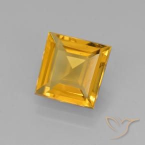 Citrino Dorato scuro naturale da 1.87 ct, Quadrato, VVS
