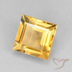 Citrino Oro medio naturale da 2.62 ct, Quadrato, VVS-VS