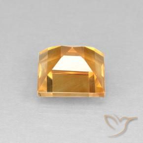 Citrino Arancio-Oro naturale da 2.31 ct, Quadrato, VVS-VS