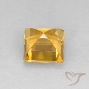 Citrino Oro medio naturale da 2.33 ct, Quadrato, VVS-VS